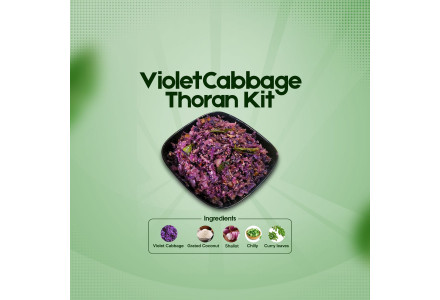 Instant  Violet Cabbage Thoran Kit - 400 gm
